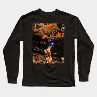 Patrick Ewing - Vintage Design Of Basketball Long Sleeve T-Shirt